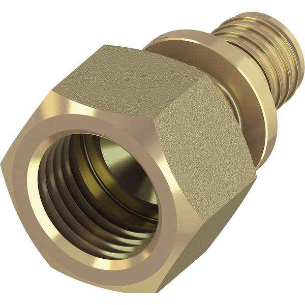 Соединение прямое с внутренней резьбой TECEflex 16х1/2" ВР (латунь) (765002)