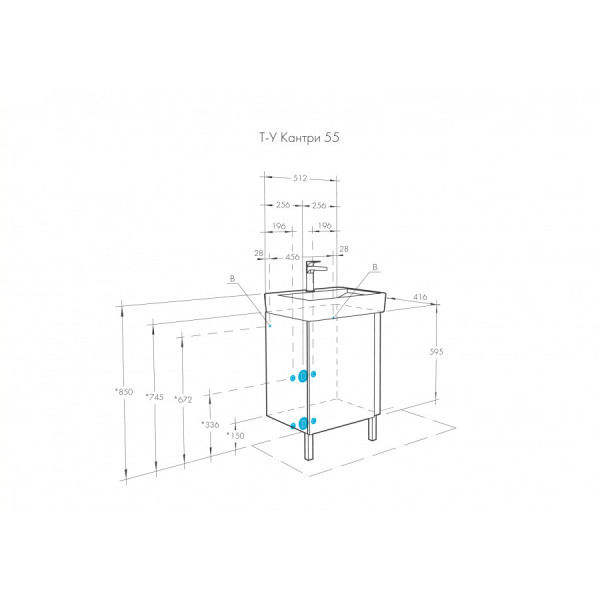 Тумба напольная Aquaton Кантри 512x416x613 белый, дуб верона (1.A257.6.01A.HB2.0) Тумба напольная Aquaton Кантри 512x416x613 белый, дуб верона (1.A257.6.01A.HB2.0)