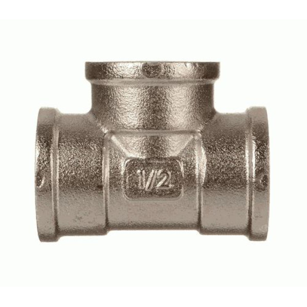Тройник 1/2" TeRma Lite (никель) (06101L) Тройник 1/2" TeRma Lite (никель) (06101L)