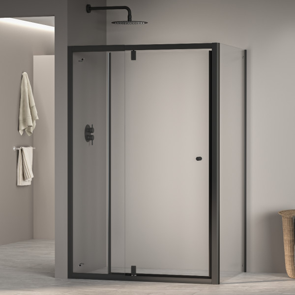 Душевой уголок RGW PA-44B (PA-02B + Z-050-1B) 1000x700 стекло прозрачное, профиль черный (41084407-014)