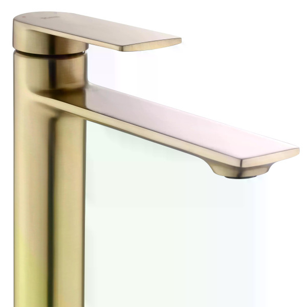 Смеситель для раковины Rea Storm золото матовое (REA-B7962) Смеситель для раковины Rea Storm золото матовое (REA-B7962)