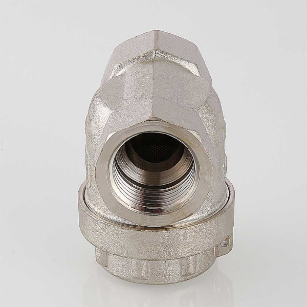 Фильтр прямой 3/4" ВВ 300 мкр. Valtec никель (VT.388.N.05) Фильтр прямой 3/4" ВВ 300 мкр. Valtec никель (VT.388.N.05)