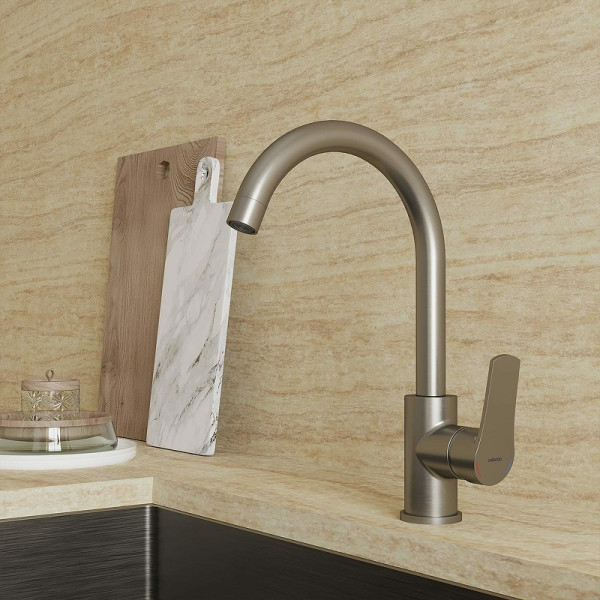 Смеситель для кухни Milardo Meal сатин (M01BNJ0M05)