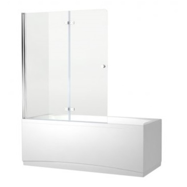 Душевая шторка на ванну Aquanet Beta 4 NF6222-hinge 122х140 стекло прозрачное Душевая шторка на ванну Aquanet Beta 4 NF6222-hinge 122х140 стекло прозрачное