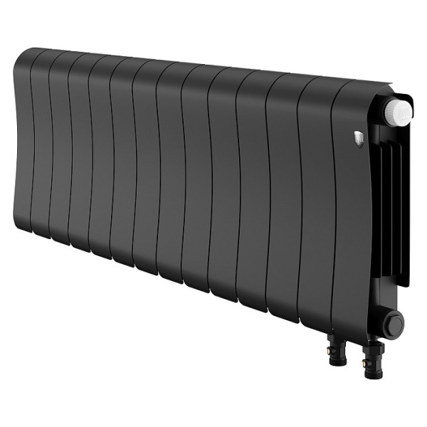 Радиатор биметаллический Royal Thermo Infinity 300 Noir Sable VR80 (14 секций) Чёрный (RTINSVR8030014) Радиатор биметаллический Royal Thermo Infinity 300 Noir Sable VR80 (14 секций) Чёрный (RTINSVR8030014)