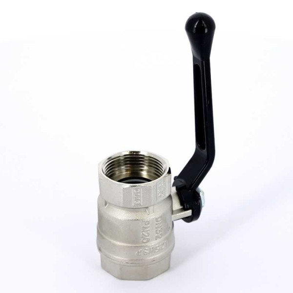 Кран Bugatti 1 1/4" ВВ шаровый Arizona 600 (черная ручка) (06000111)