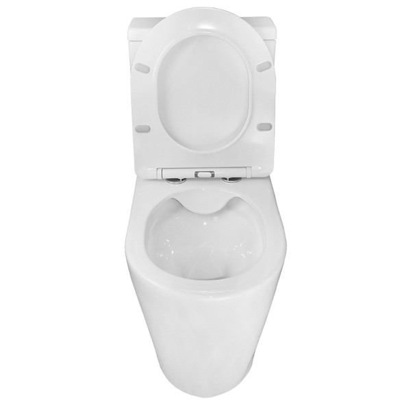 Унитаз напольный Azario Flin с сиденьем с микролифтом белый (AZ-1363C)