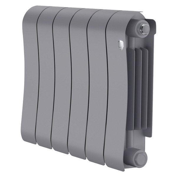 Радиатор биметаллический Royal Thermo Infinity 300 Silver Satin (6 секций) Серебристый (RTISS30006) Радиатор биметаллический Royal Thermo Infinity 300 Silver Satin (6 секций) Серебристый (RTISS30006)