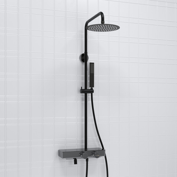 Душевая система WasserKRAFT хром (A114.258.218.CB Thermo)