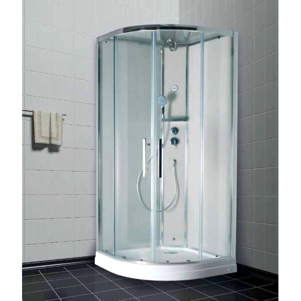 Душевая кабина Timo Ilma 901 100x100x223 стекло прозрачное, профиль хром (ILMA-901) Душевая кабина Timo Ilma 901 100x100x223 стекло прозрачное, профиль хром (ILMA-901)