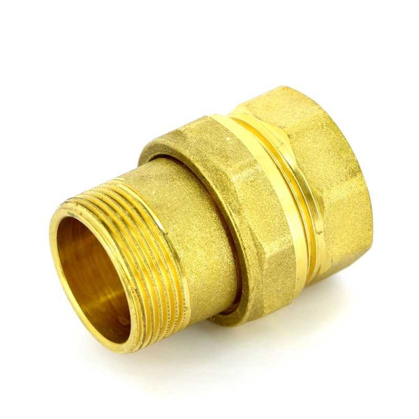 Сгон прямой Itap 1 1/4" ВН (латунь, с плоской прокладкой) (1510114) Сгон прямой Itap 1 1/4" ВН (латунь, с плоской прокладкой) (1510114)