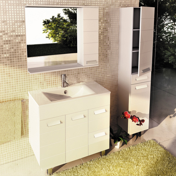 Пенал подвесной Comforty Модена М 900x790x155 белый матовый (00-00003269) Пенал подвесной Comforty Модена М 900x790x155 белый матовый (00-00003269)