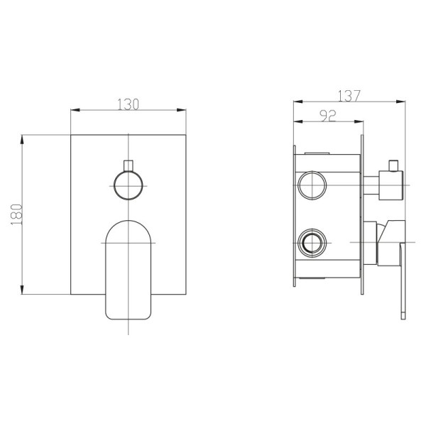 Смеситель для душа Belbagno Nova сатин (NOV-SDM-IN) Смеситель для душа Belbagno Nova сатин (NOV-SDM-IN)