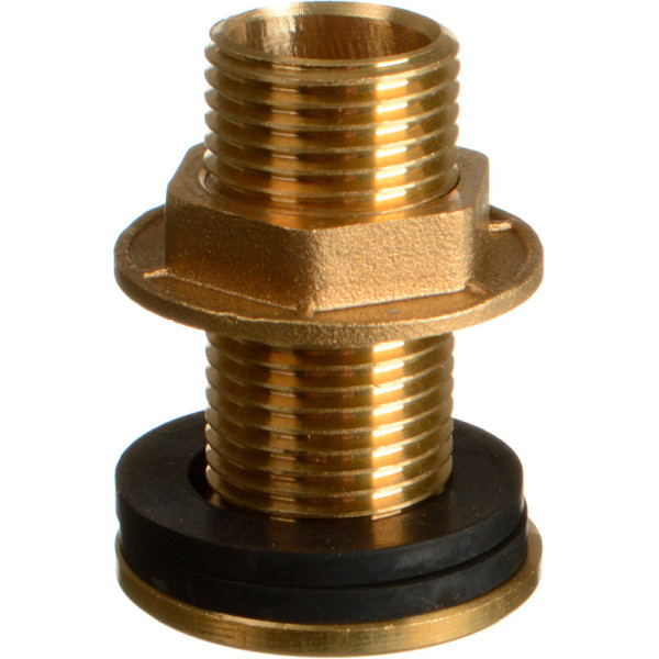 Соединение прямое для резервуара 1" TeRma (латунь) (06095) Соединение прямое для резервуара 1" TeRma (латунь) (06095)