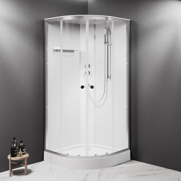 Душевая кабина AM.PM X-Joy 90x90 профиль мат.хром, стекло прозрачное (W94C-401-090MT) Душевая кабина AM.PM X-Joy 90x90 профиль мат.хром, стекло прозрачное (W94C-401-090MT)