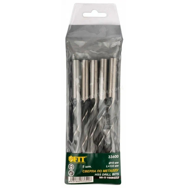 Сверло по металлу FIT 100-133 мм (33600) (5шт.) Сверло по металлу FIT 100-133 мм (33600) (5шт.)