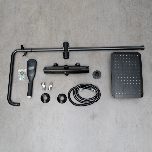 Душевые системы Lemark Ursus черный (LM7270BL)