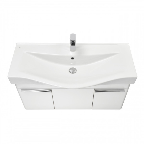 Тумба подвесная Aquaton Беверли 966x357x455 белый (1.A236.7.01B.V01.0)