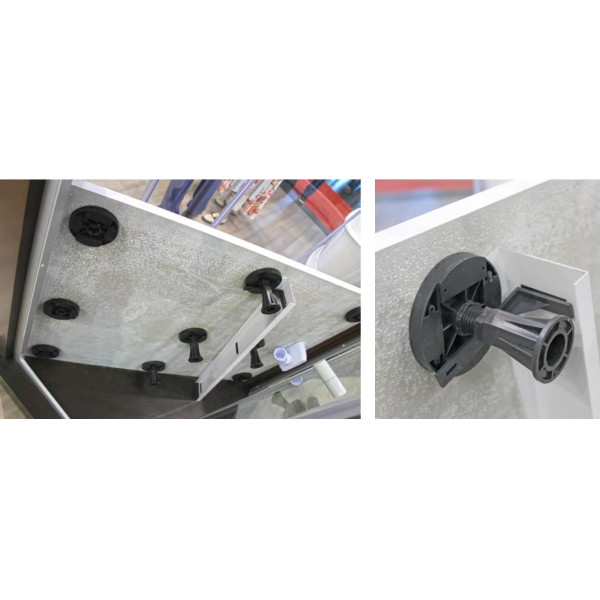 Душевой поддон из искусственного мрамора Cezares 120x90x3 белый (TRAY-AS-RH-120/90-550-3-W-L)