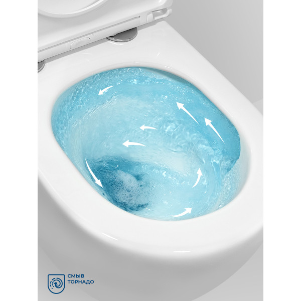 Унитаз подвесной BelBagno Элемент безободковый с сиденьем soft close белый (BB003CH-TOR/SC) Унитаз подвесной BelBagno Элемент безободковый с сиденьем soft close белый (BB003CH-TOR/SC)