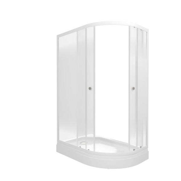 Душевое ограждение Triton Коралл 120x80 левосторонняя стекло матовое, профиль белый (DK389) Душевое ограждение Triton Коралл 120x80 левосторонняя стекло матовое, профиль белый (DK389)