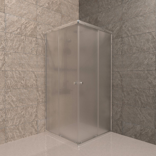 Душевой уголок Triton Вента 90x90 стекло прозрачное, профиль хром (DK394)