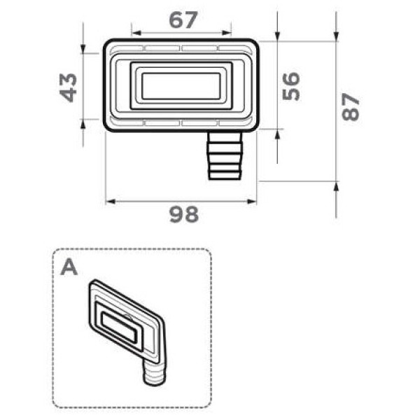 Универсальный перелив для моек Omoikiri OV-2-AB022 античная латунь (4956724)