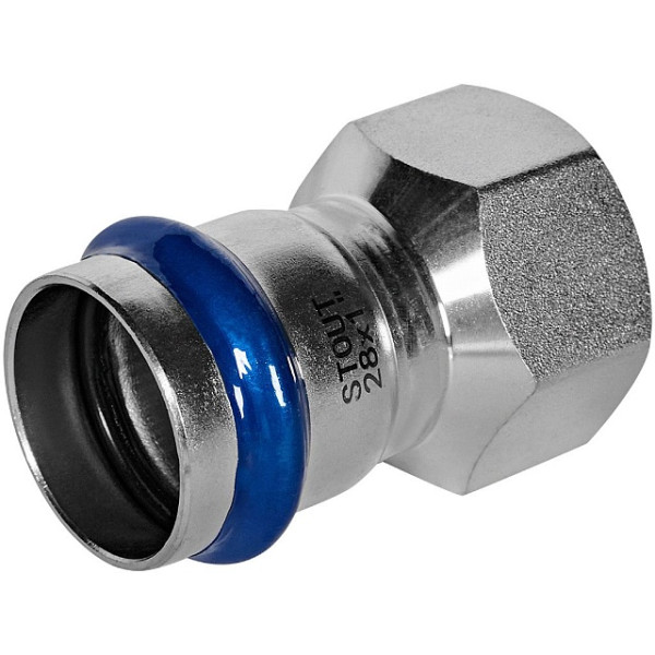 Переход 28х1"В Stout SSS-2022 ВПр-ВР (нерж.ст., пресс) SSS-2022-000281
