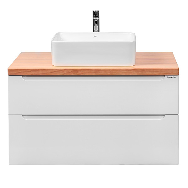 Тумба подвесная Aquanika Wood 990x514x560 белый (AQW995156WRU68)