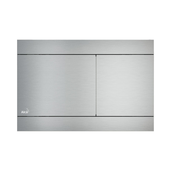 Клавиша смывная Alcaplast Flat Inox нержавеющая сталь-полуматовая (FUN-INOX)