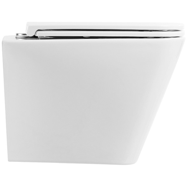 Унитаз подвесной BelBagno Ardente-R безободковый (BB520CHR/BB2322SC)