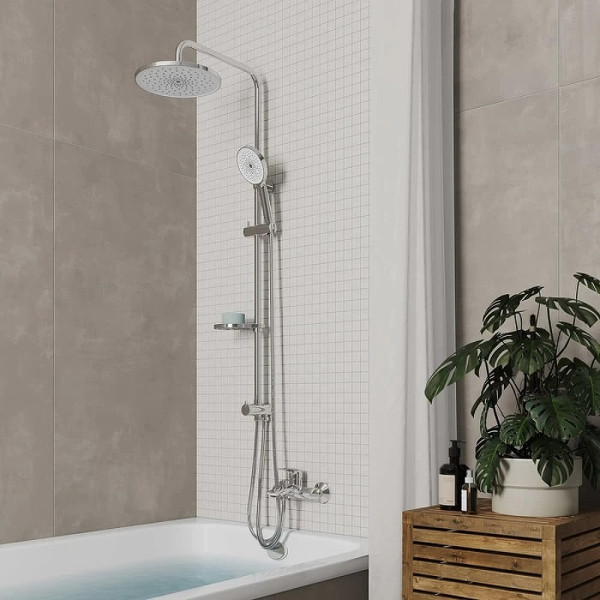 Душевой гарнитур Milardo Ideal Spa хром (ILSSB3FM76)