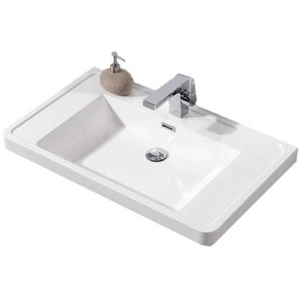 Раковина встраиваемая BelBagno 90 белая (EA-900-LVB) Раковина встраиваемая BelBagno 90 белая (EA-900-LVB)