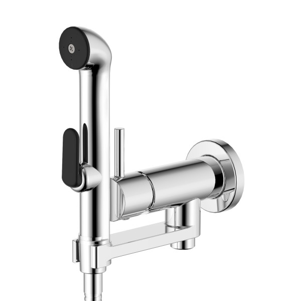 Смеситель с гигиеническим душем Aquatek Ника хром (AQ1819CR)