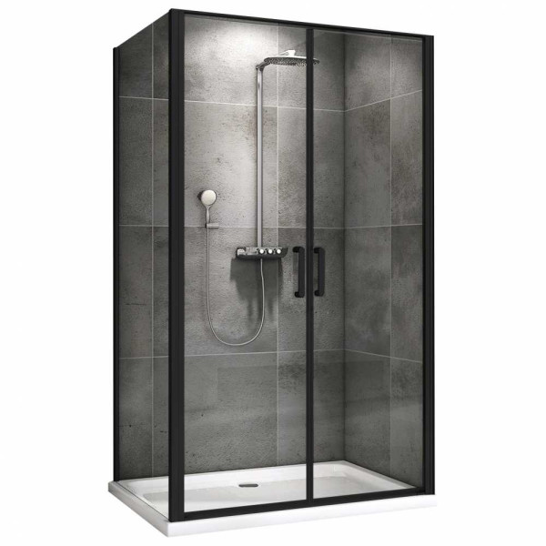 Душевой уголок Abber Sonnenstrand 80x100 стекло прозрачное, профиль черный (AG04100BC-S80B) Душевой уголок Abber Sonnenstrand 80x100 стекло прозрачное, профиль черный (AG04100BC-S80B)