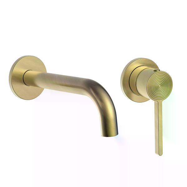 Смеситель для раковины Rea Foster золото матовое (REA-B6443) Смеситель для раковины Rea Foster золото матовое (REA-B6443)