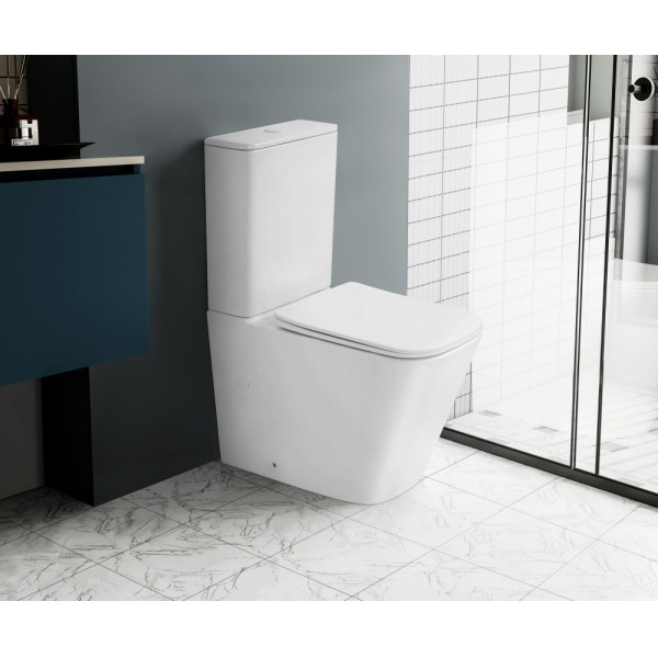 Унитаз Abber Rechteck белый матовый, безободковый, смыв торнадо (AC1210TMW) Унитаз Abber Rechteck белый матовый, безободковый, смыв торнадо (AC1210TMW)