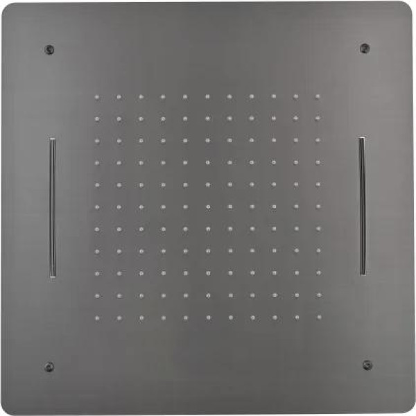 Верхний душ Boheme  60x60 см черный (428-GM)