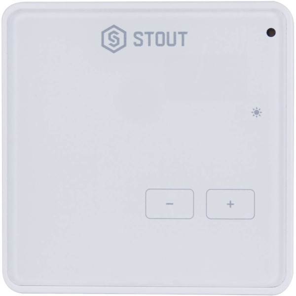 Терморегулятор Stout проводной комнатный R-9z, белый (STE-0101-009003) Терморегулятор Stout проводной комнатный R-9z, белый (STE-0101-009003)
