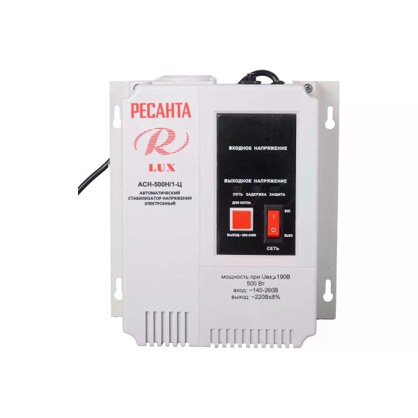 Стабилизатор напряжения Ресанта LUX АСН-500Н/1-Ц (63/6/39)