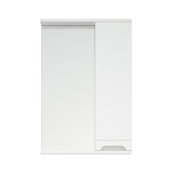 Шкаф зеркальный Melodia Омега 50 белый (MFR80006WT)