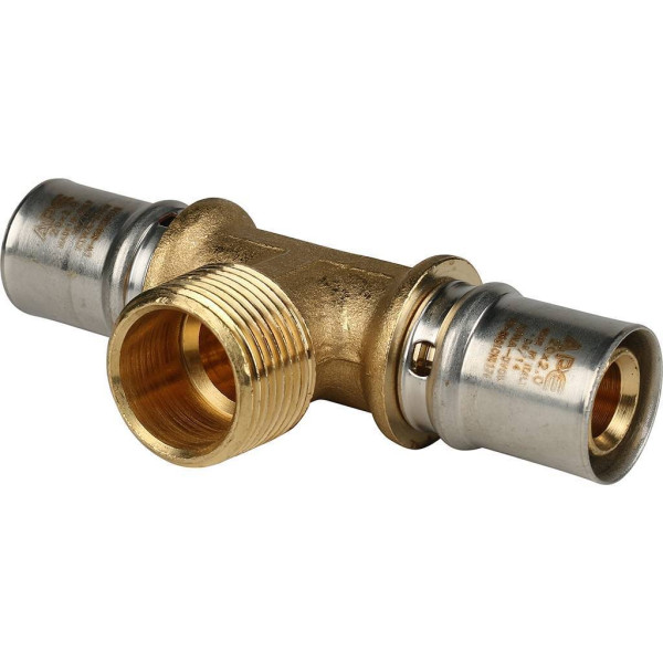 Тройник 20x3/4"Нx20 Stout (пресс) (SFP-0008-203420)