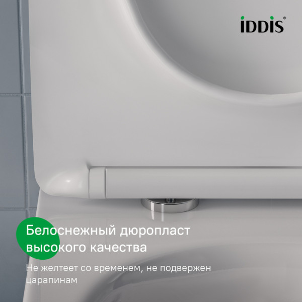 Сиденье для унитаза Iddis EasyFix 006 дюропласт SoftClose (006DPSEi31)