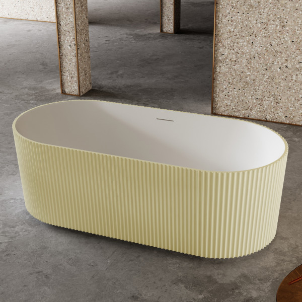 Ванна из искусственного камня Abber Stein 170x75 песочная матовая (AS9601MS)