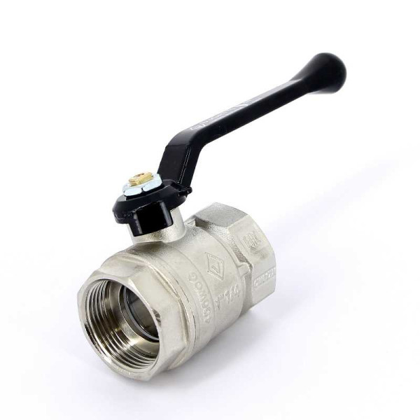 Кран Bugatti 1 1/4" ВВ шаровый Arizona 600 (черная ручка) (06000111)