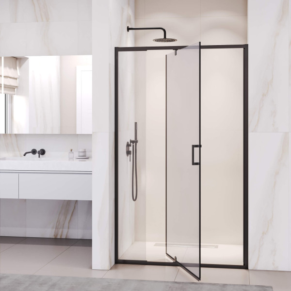 Душевая дверь RGW Passage 110x195 стекло прозрачное, профиль черный (35080812-14)