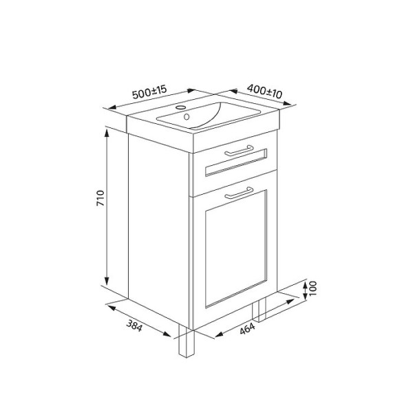 Тумба напольная Iddis New Sena 50 белая (NSE50W1i95) Тумба напольная Iddis New Sena 50 белая (NSE50W1i95)