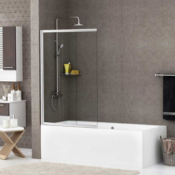 Душевая шторка для ванны Wasser Kraft Main 80х140 (41S02-80WS) Душевая шторка для ванны Wasser Kraft Main 80х140 (41S02-80WS)