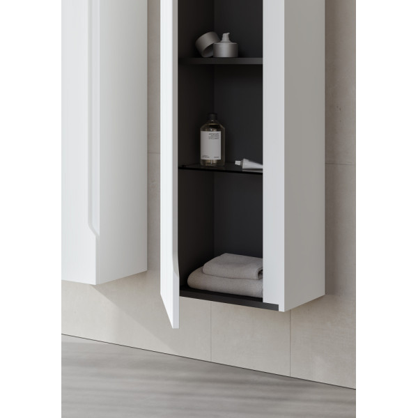 Пенал подвесной Orka Malta 400x270x1380 белый матовый (3001294)