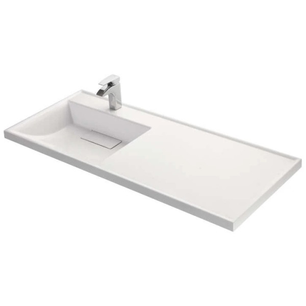 Раковина встраивемая Aquaton Лондри 120 белая левая (1A72843KLH01L) Раковина встраивемая Aquaton Лондри 120 белая левая (1A72843KLH01L)